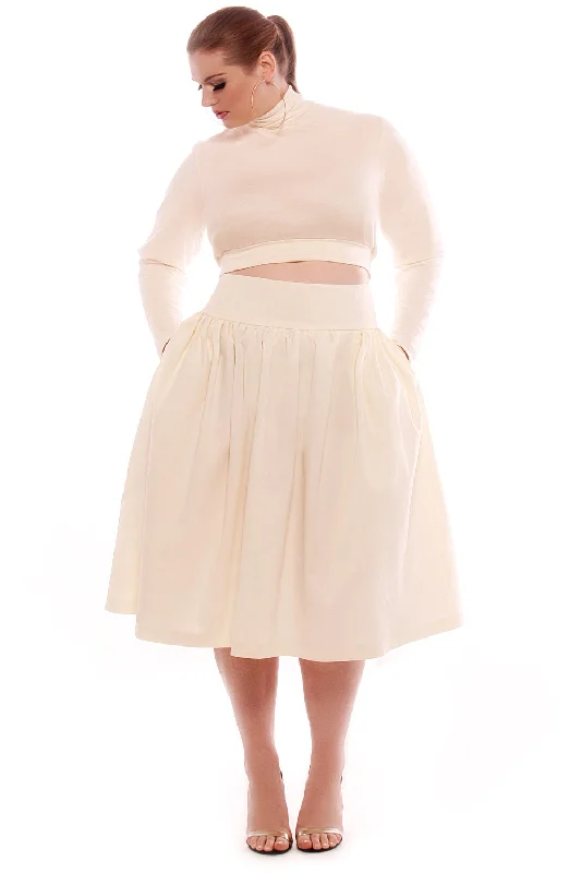 Skirts for summer -High Waist Flare Skirt