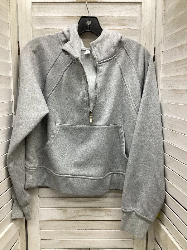 Sweatshirts neutral color -Sweatshirt Hoodie By Clothes Mentor In Grey, Size: M