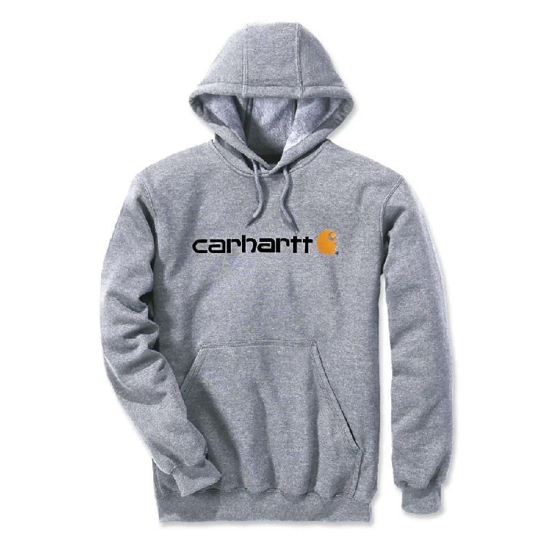 hoodie elegant -Carhartt 100074 Loose Fit Mid-Weight Logo Graphic Hoodie