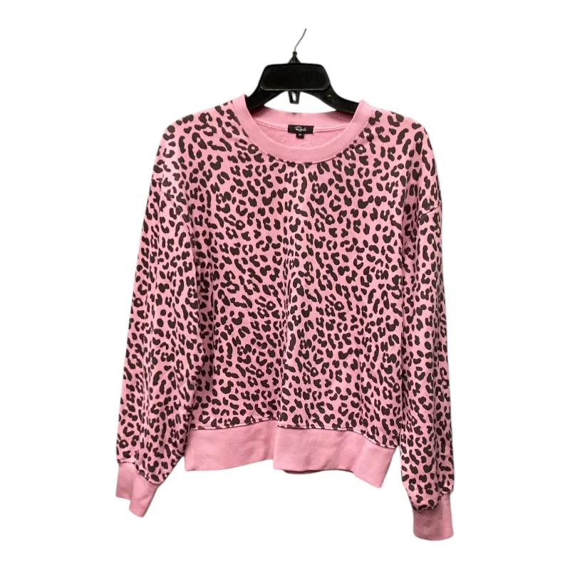 Sweatshirts funny -Sweatshirt Crewneck By Rails In Pink, Size: M