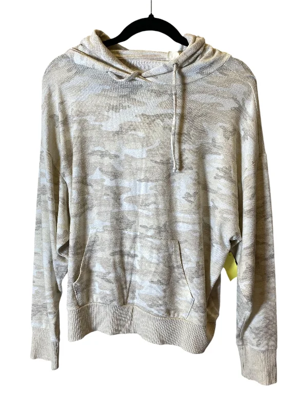 Sweatshirts grey -Sweatshirt Hoodie By Gap In Camouflage Print, Size: M