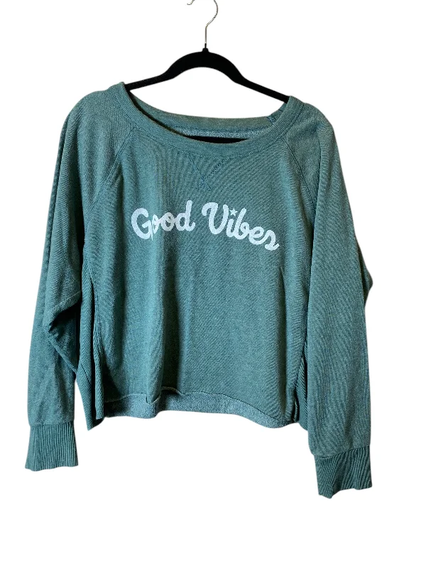 Sweatshirts latest trends -Sweatshirt Collar By Grayson Threads In Green, Size: Xxs