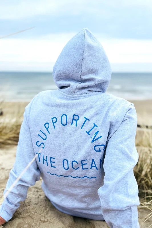 hoodie blank -Hoodie "Supporting the Ocean"