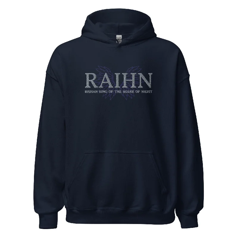 hoodie luxury -Raihn Rishan King of the House of Night Embroidered Hoodie