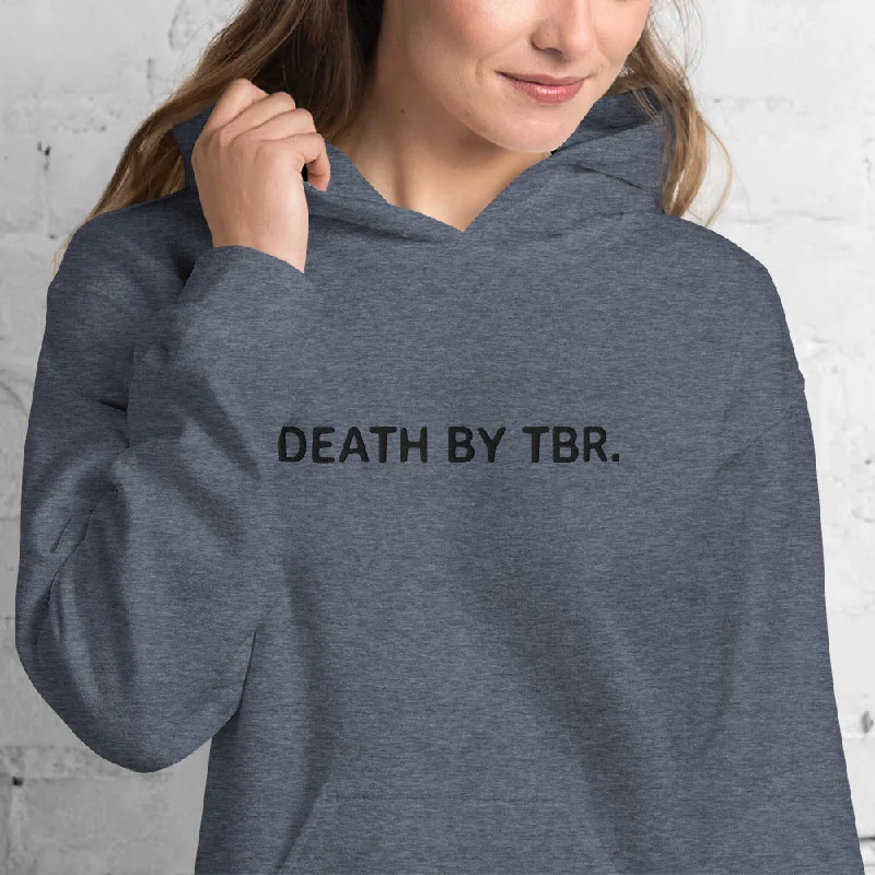 hoodie tie dye -Death By TBR Embroidered Hoodie