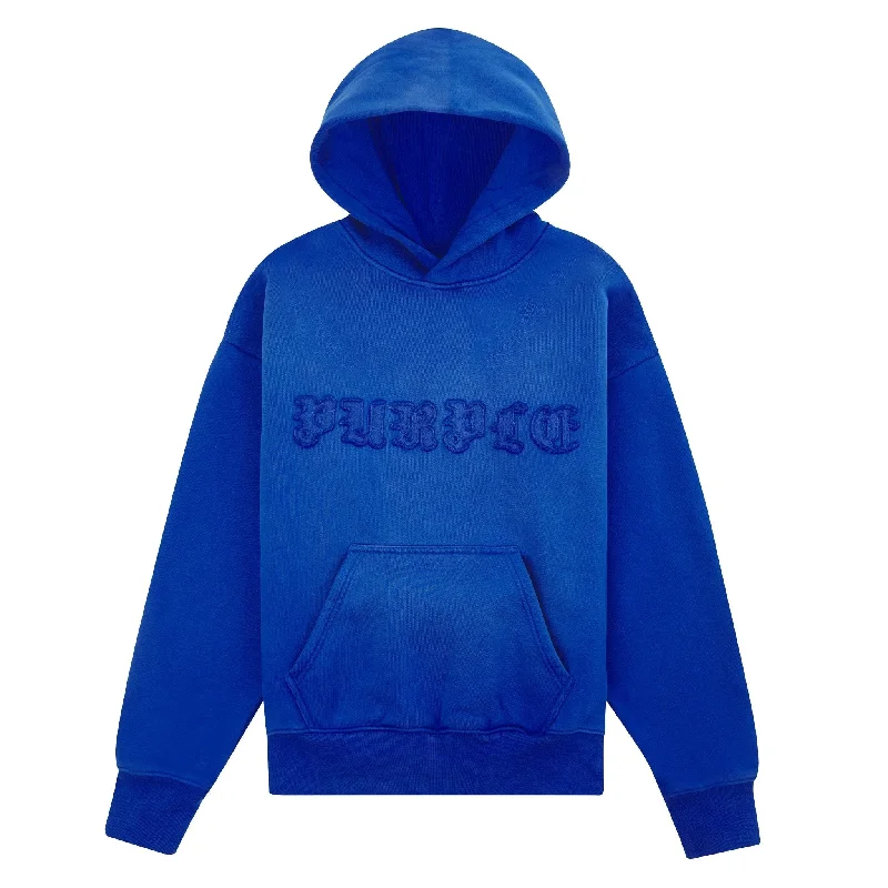 hoodie galaxy -Gothic Applique Hoodie | Blue