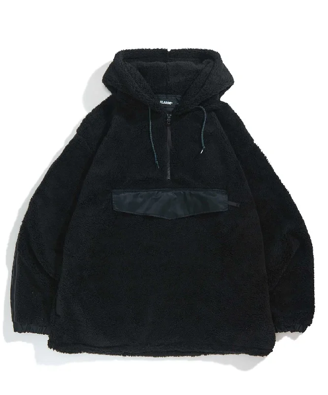 Jacket with side pockets -BOA FLEECE PULLOVER JACKET