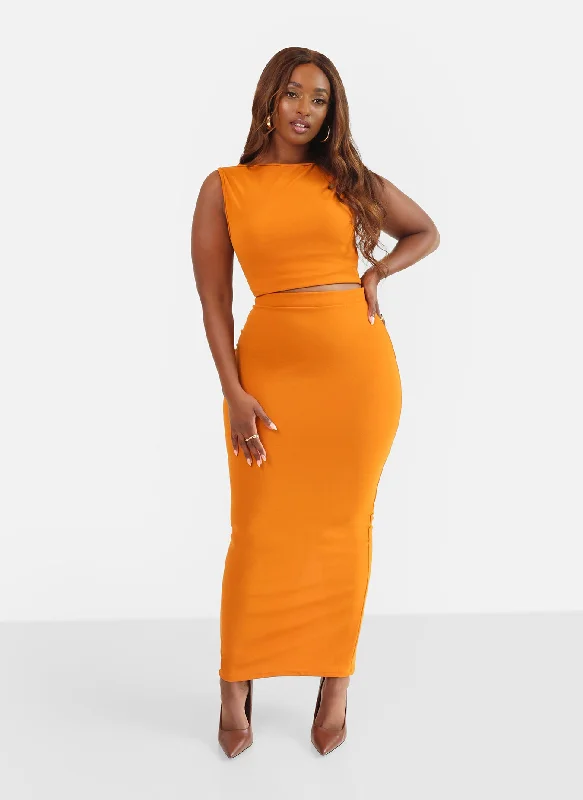 Skirts for minimalist yet chic vibes -Olivia Bodycon Maxi Skirt