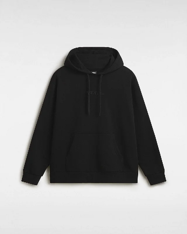 hoodie suede -Vans Mens Essential Relaxed Pullover Hoodie - Black