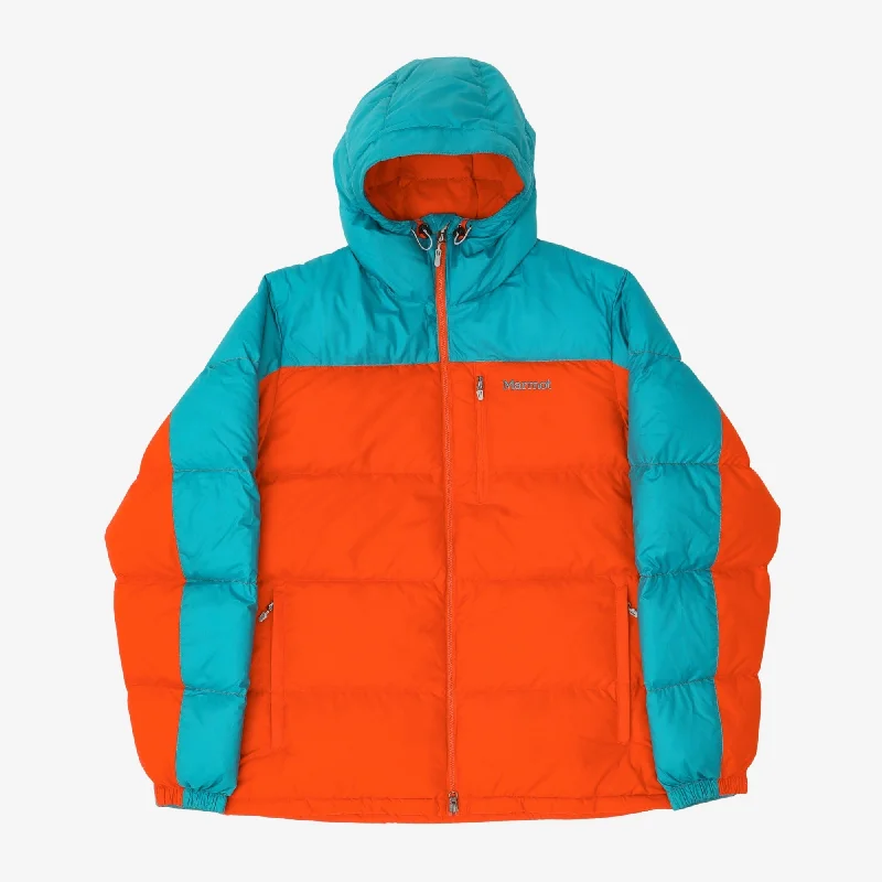 Jacket with zipper detail -J Crew Guides Down Hoodie