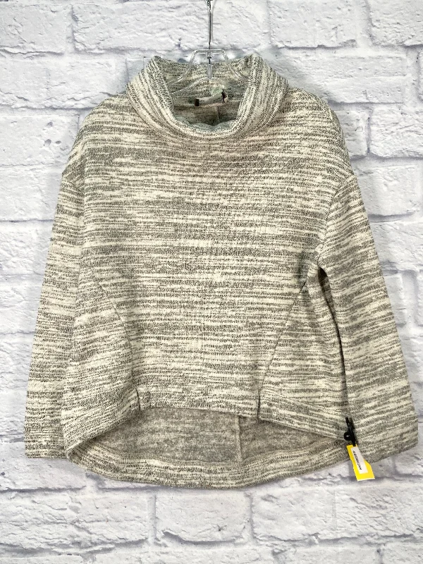 Sweatshirts aesthetic men -Sweatshirt Collar By Saturday/sunday In Cream & Grey, Size: Xs