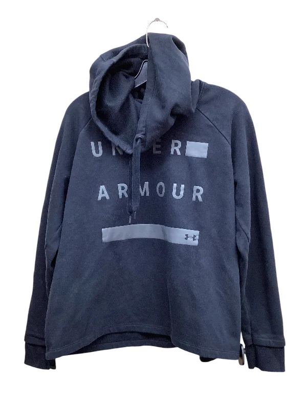 Sweatshirts airport fashion -Sweatshirt Hoodie By Under Armour In Black, Size: L