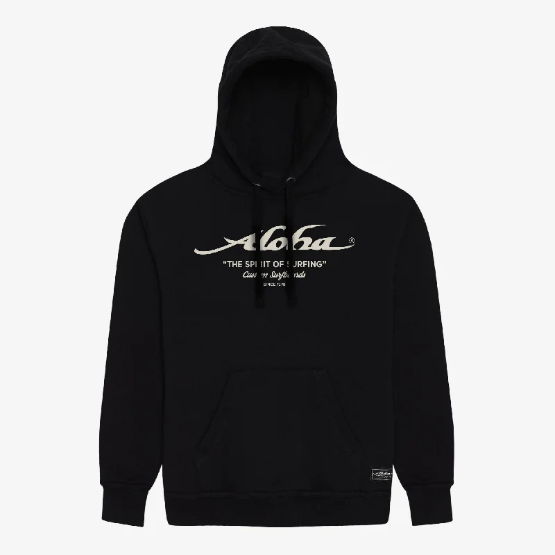 hoodie vintage -Aloha Spirit of Surfing Hoody – Unisex Hoodie - Black