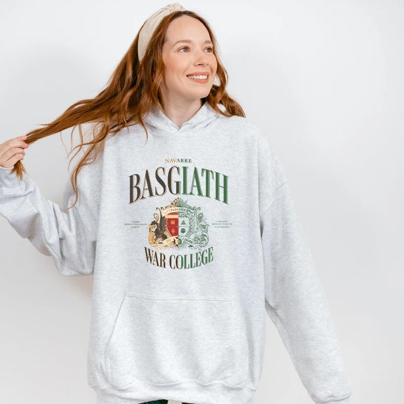 hoodie breathable fabric -Basgiath War College Vintage Style Hoodie