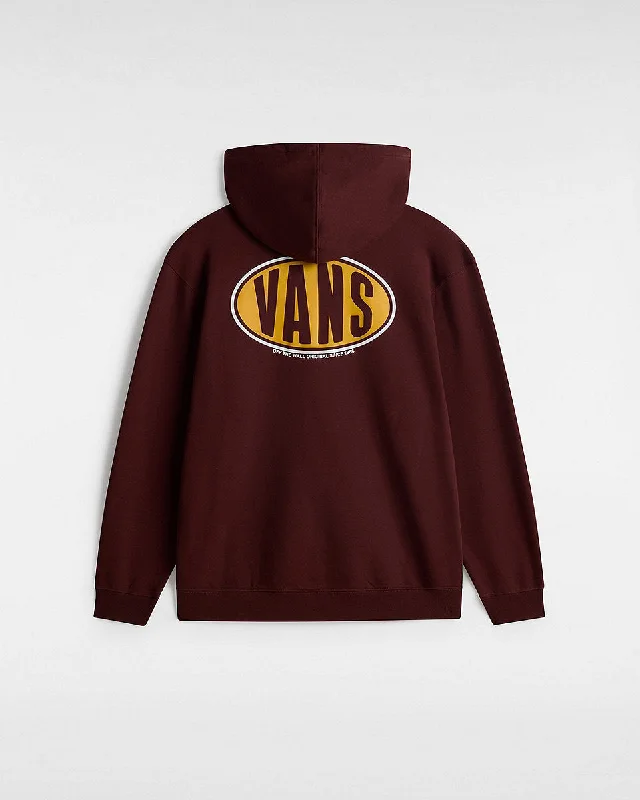 hoodie spring vibes -Vans Mens Spray On Loose Pullover Hoodie - Bitter Chocolate