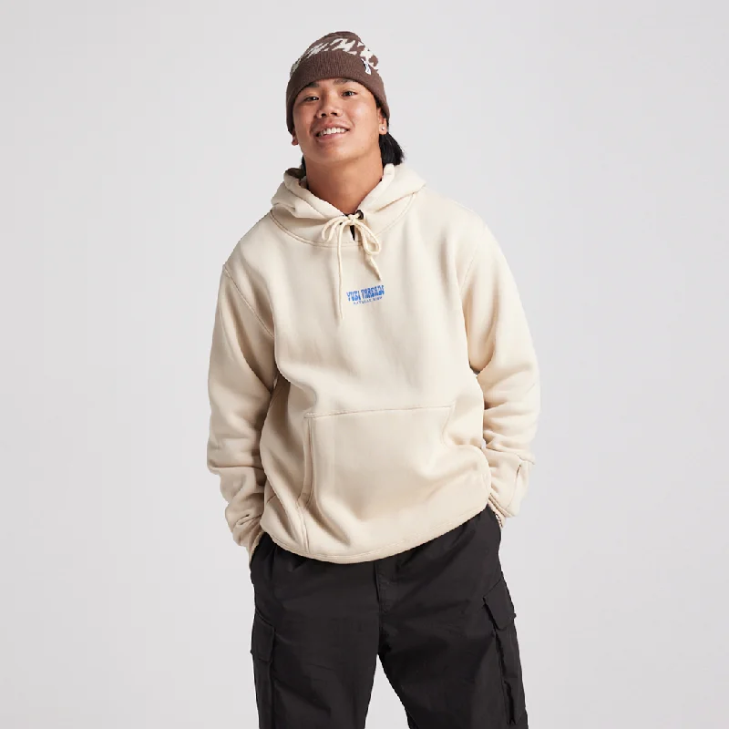 hoodie baseball -YUKI THREADS NATURAL HIGH HOODIE STONE