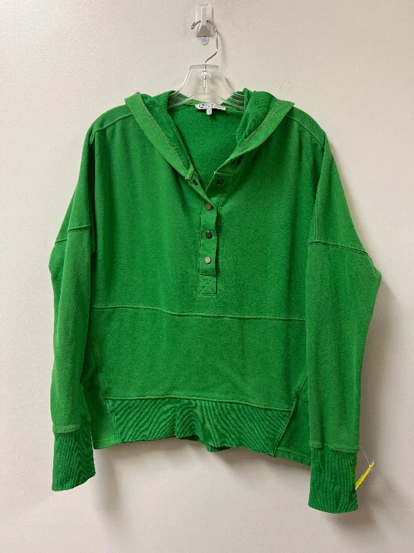 Sweatshirts Korean style -Sweatshirt Hoodie By Clothes Mentor In Green, Size: S