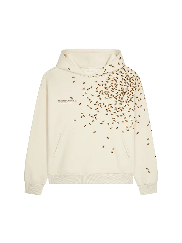 hoodie horror -Mens Bee The Change Hoodie—undyed