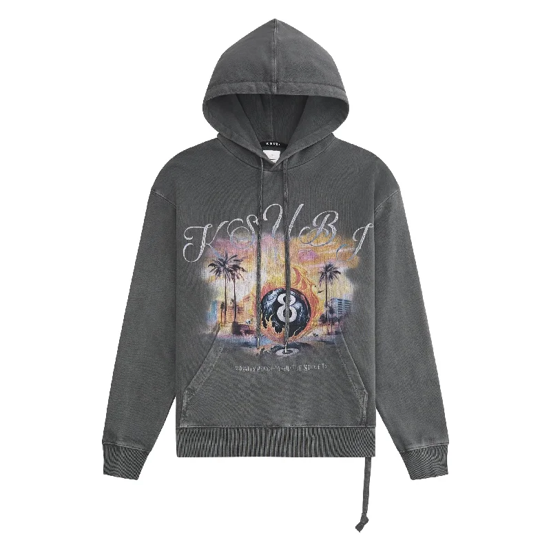 hoodie American style -World Order Biggie Hoodie | Charcoal