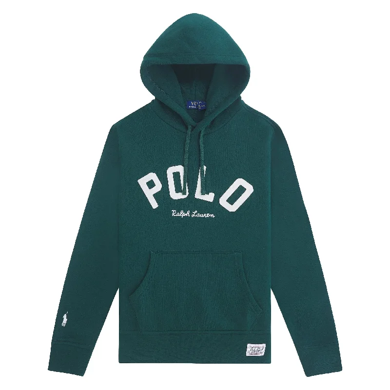 hoodie men -RL Graphic Fleece Hoodie | Moss Agate