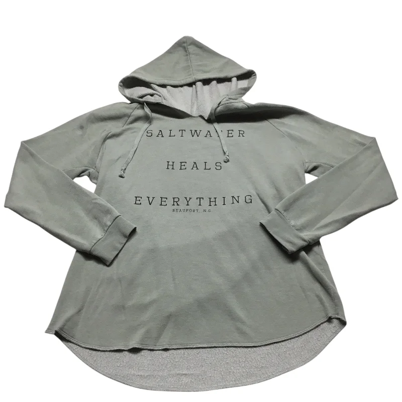 Sweatshirts grey -Sweatshirt Hoodie By Clothes Mentor In Green, Size: Xl