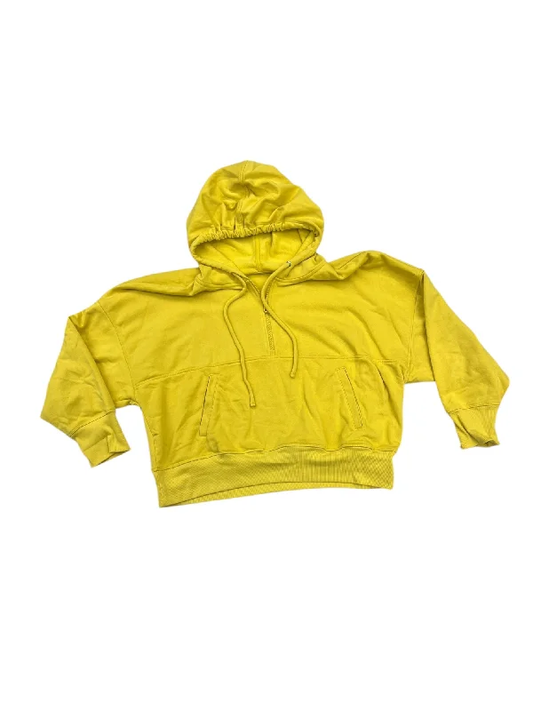 Sweatshirts limited edition -Sweatshirt Hoodie By Old Navy In Yellow, Size: Xxs