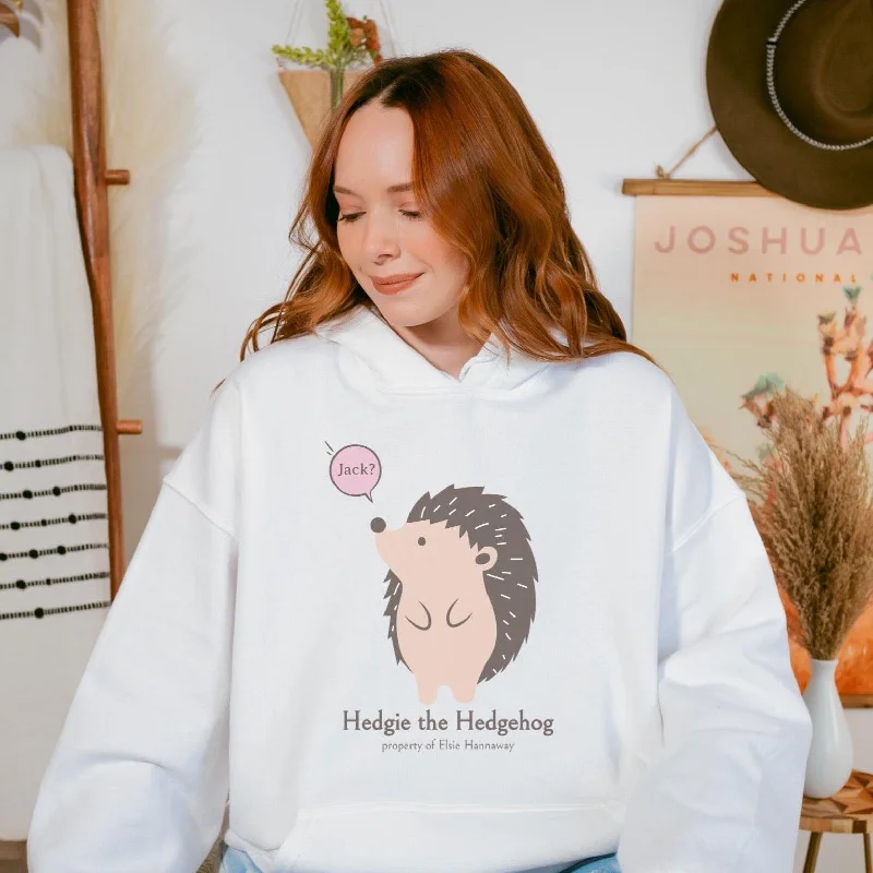 hoodie heavyweight -Hedgie the Hedgehog Hoodie