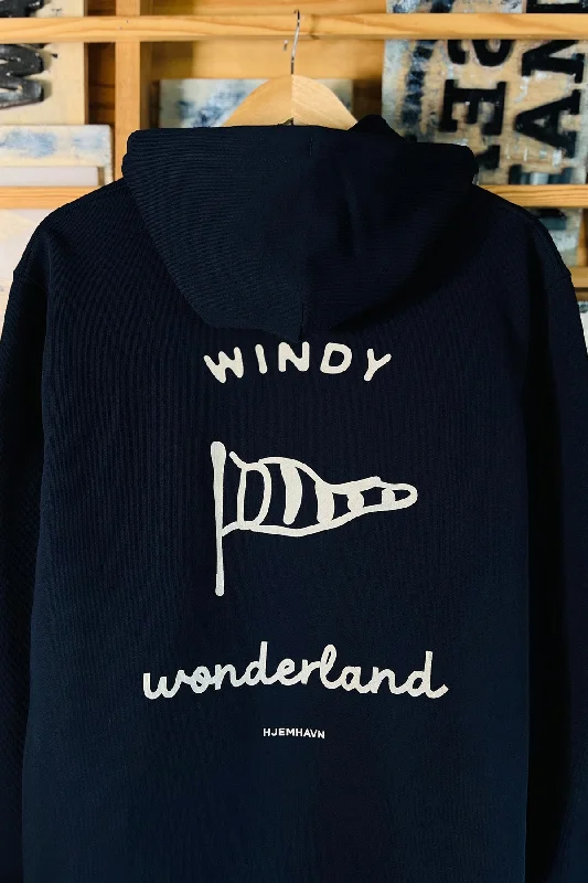 hoodie full zip -Hoodie "Windy Wonderland"