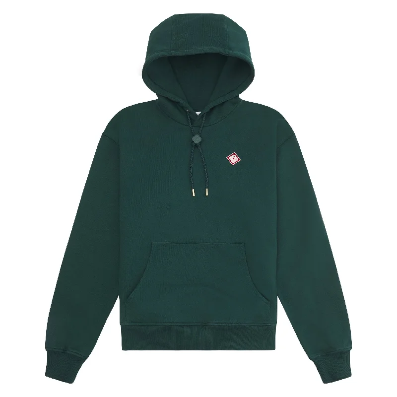 hoodie Harajuku -Diamond Patch Logo Hoodie | Green