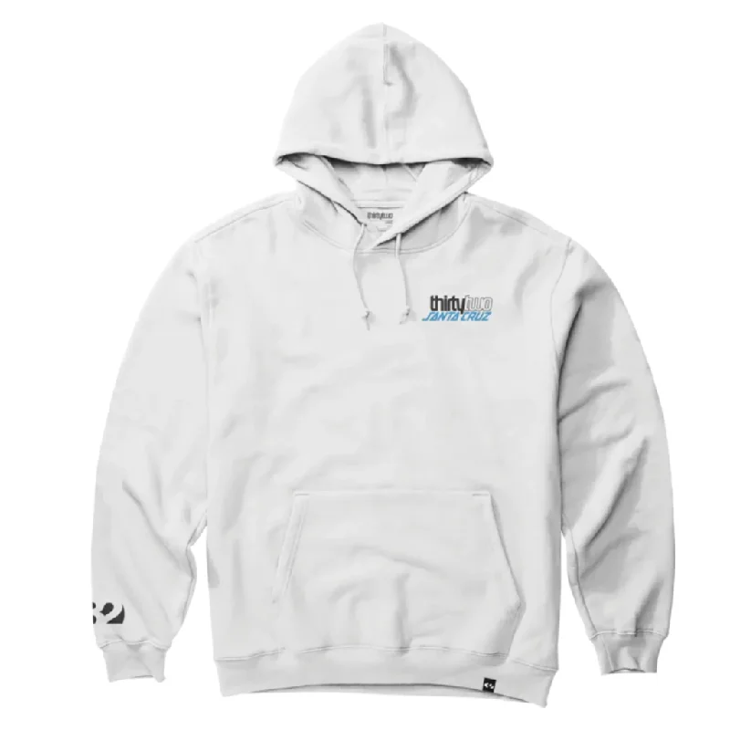 hoodie TV show -THIRTYTWO X SANTA CRUZ HOODIE WHITE