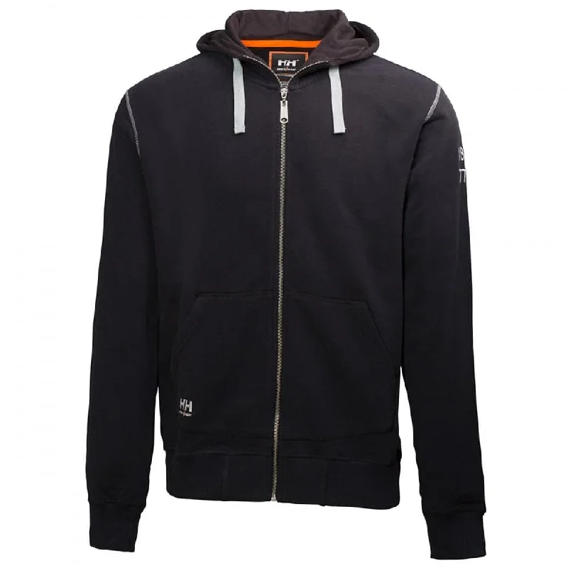 hoodie indie brand -Helly Hansen 79028 Oxford Full Zip Hooded Sweatshirt