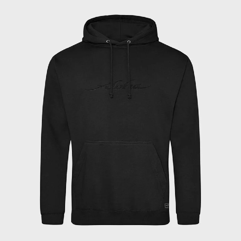 hoodie high visibility -Aloha Unisex Logo Hoodie - Black