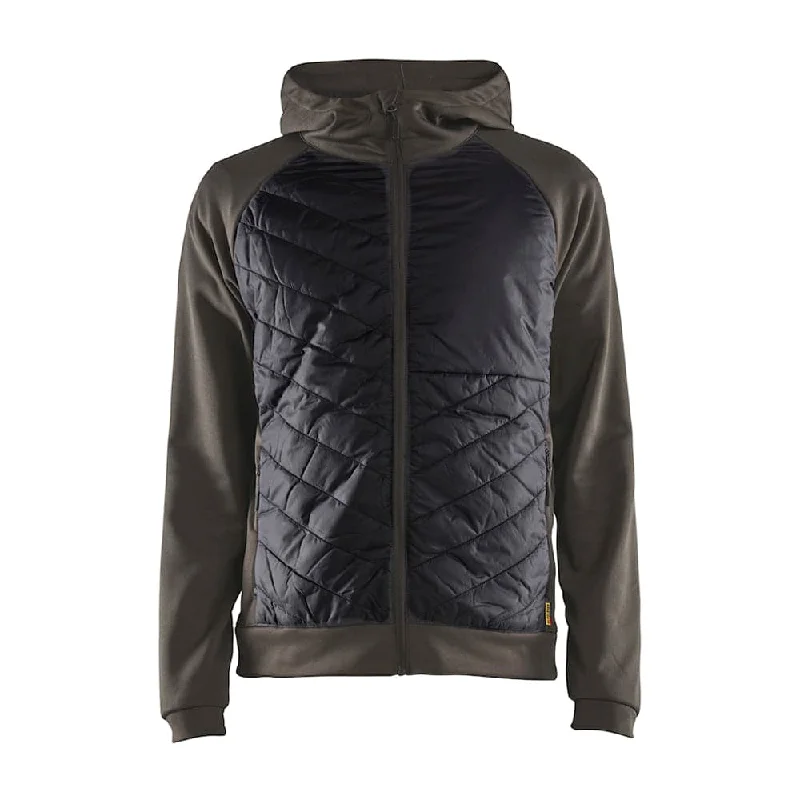 hoodie bulk order -Blaklader 3463 Hybrid Quilted Sweater Jacket