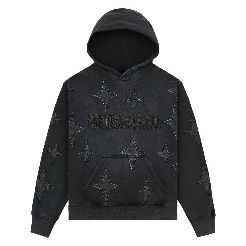 hoodie heavyweight -Gothic Stars Hoodie