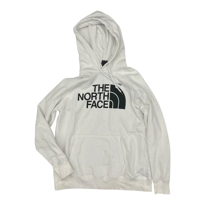 Sweatshirts best brands -Athletic Sweatshirt Hoodie By The North Face In White, Size:M