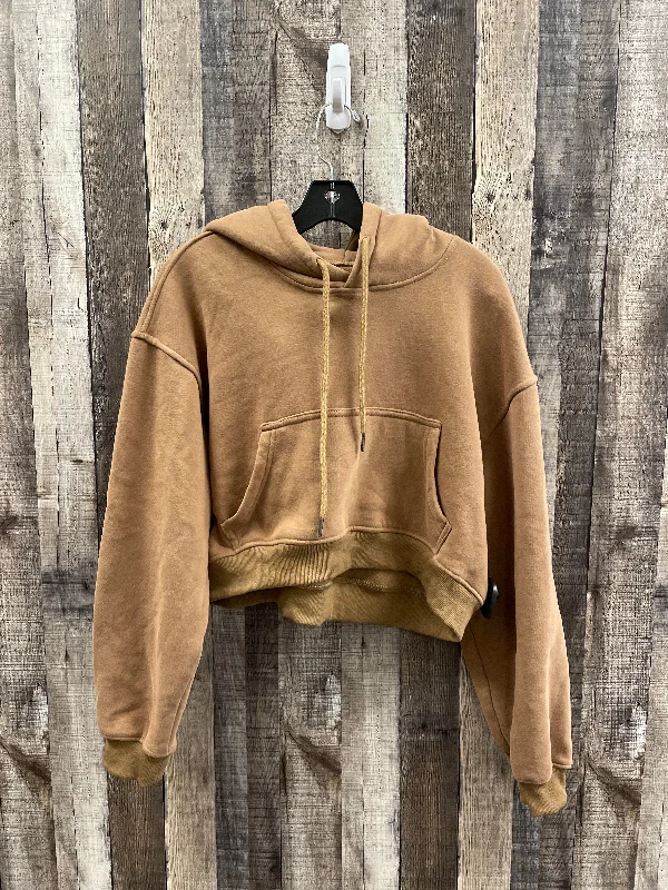 Sweatshirts aesthetic -Sweatshirt Hoodie By Cmf In Brown, Size: L