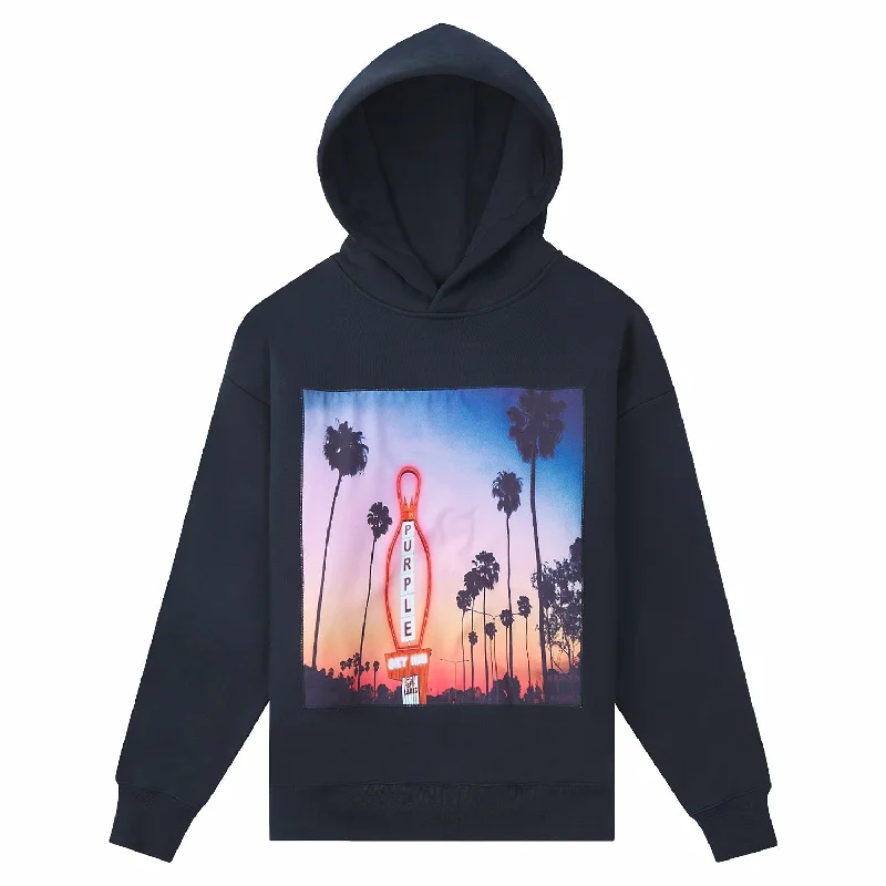 hoodie gift -Purple X Blue Sky Hoodie