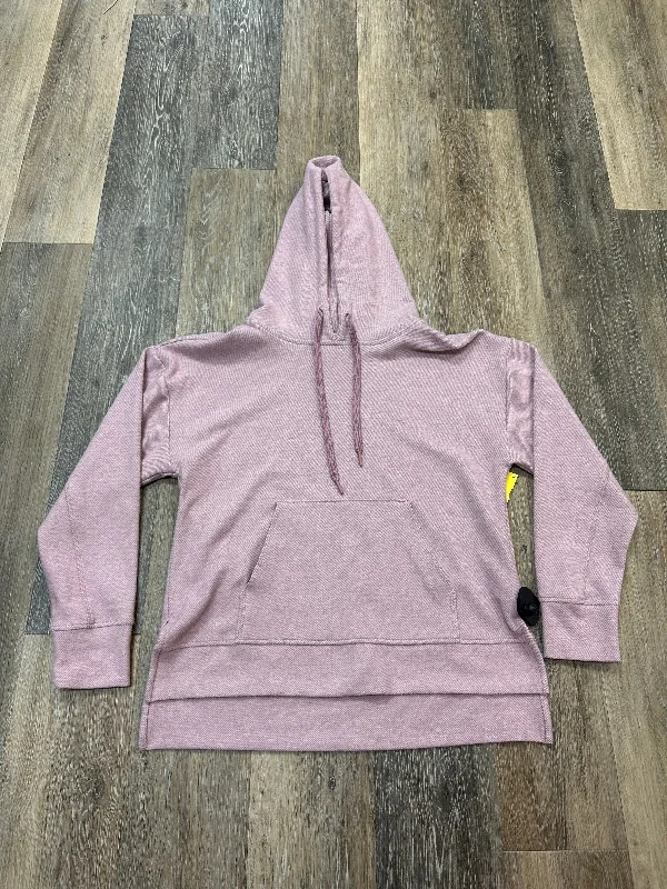 Sweatshirts campus essentials -Athletic Sweatshirt Hoodie By 7 Diamonds In Purple, Size: Xs