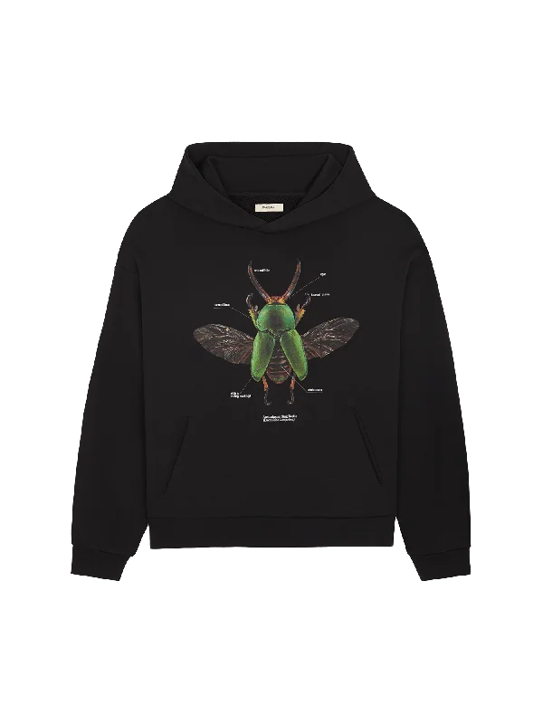 hoodie Instagram -PANGAIA X Levon Biss Sawtooth Beetle Hoodie—black