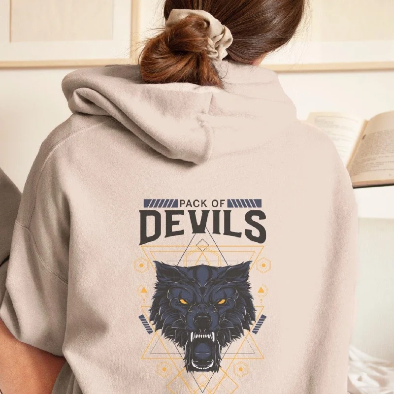 hoodie waterproof -Alpha of the Pack of Devils Hoodie