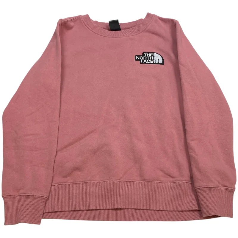 Sweatshirts trending now -Athletic Sweatshirt Crewneck By The North Face In Pink, Size: M