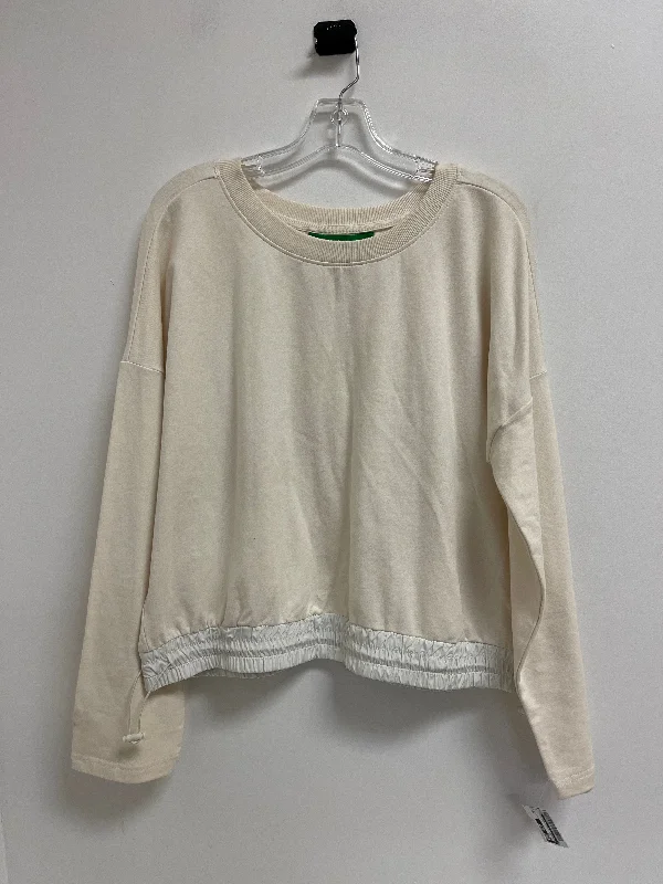 Sweatshirts warm -Athletic Sweatshirt Crewneck By Dip In Cream, Size: Xl