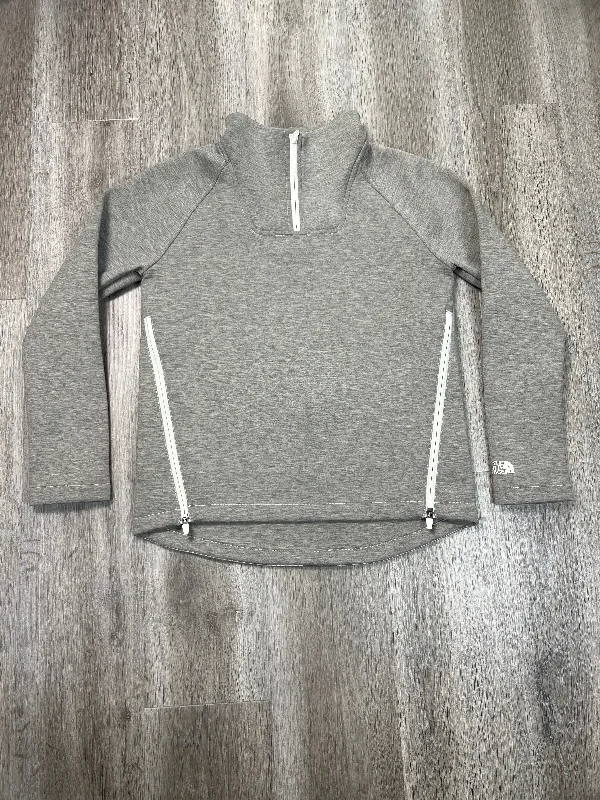 Sweatshirts gym fashion -Sweatshirt Collar By The North Face In Grey, Size: M