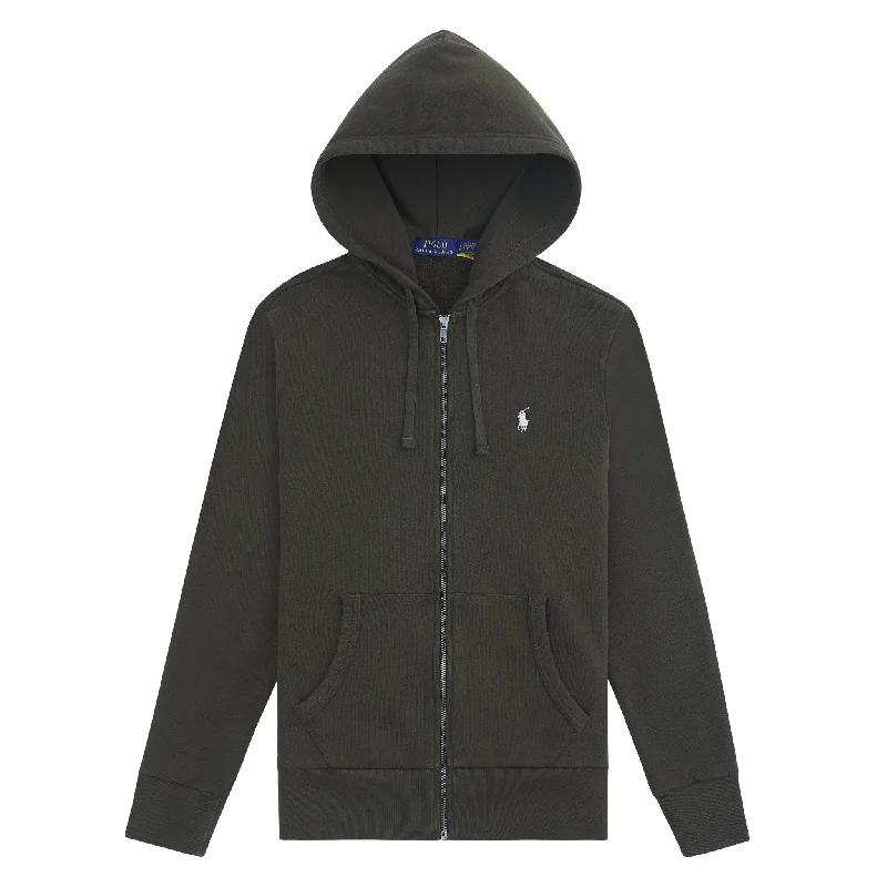 hoodie sunrise -Loopback Full-Zip Hoodie | Dark Loden