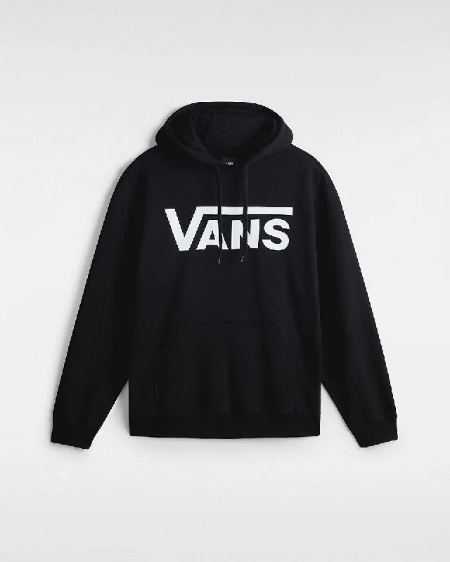 hoodie knit -Vans Mens Classic Pullover Hoodie - Black