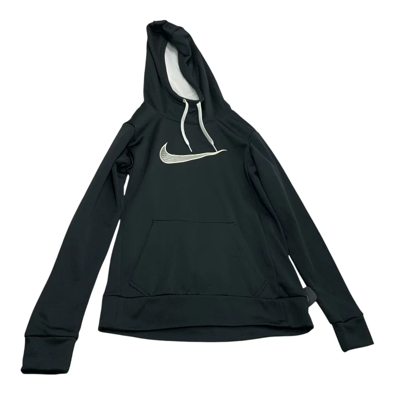 Sweatshirts futuristic design -Sweatshirt Hoodie By Nike Apparel In Black, Size: Xs