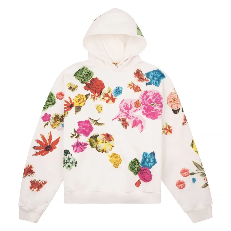 hoodie plus size -Flowers Hoodie