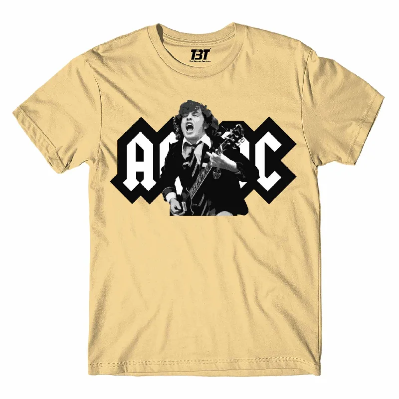 desert t-shirts bold -AC/DC T shirt - Angus