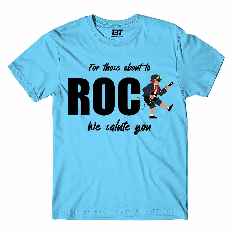 giveaway t-shirts fun -AC/DC T shirt - For Those About To Rock