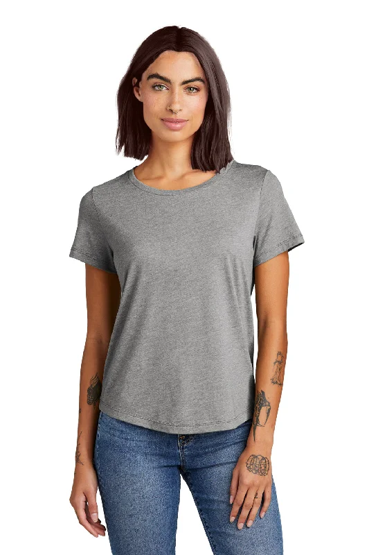 t-shirts for patterned -Allmade Womens Short Sleeve Scoop Neck T Shirt - Aluminum Grey